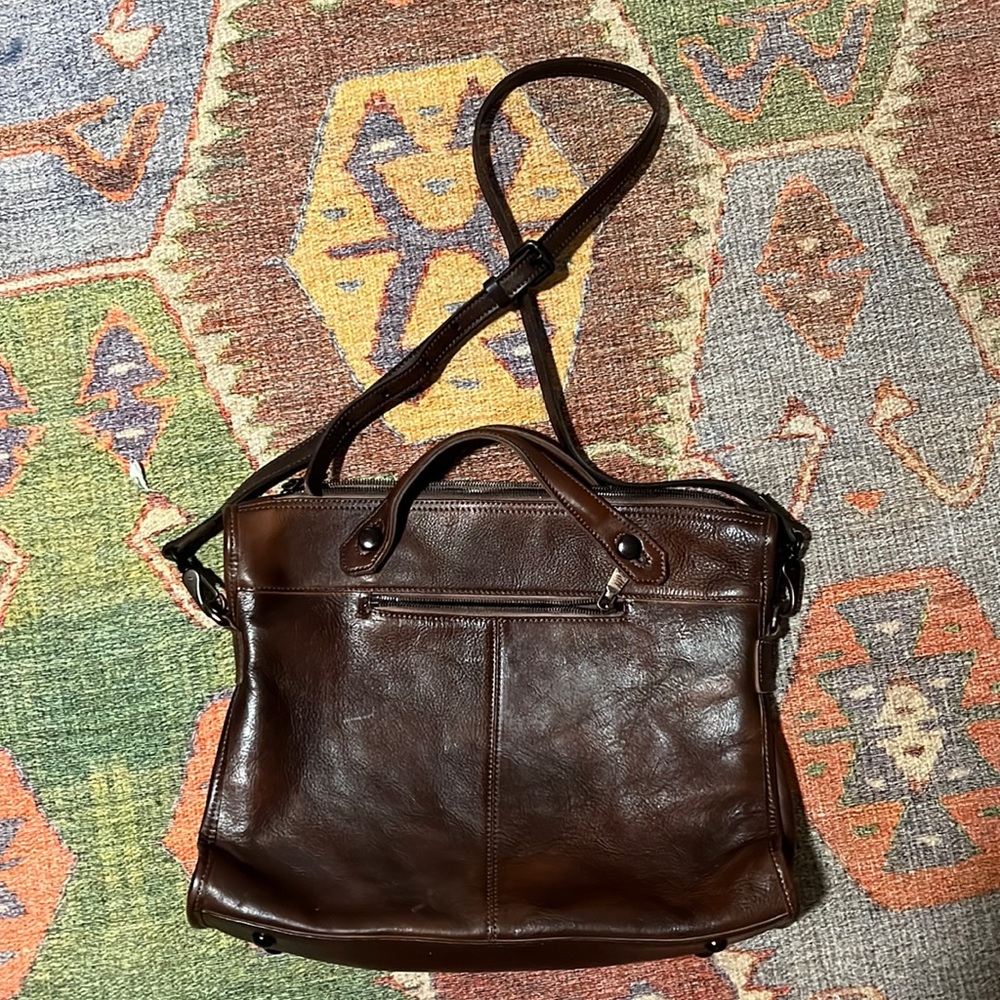 Italian Leather Satchel/Laptop Bag